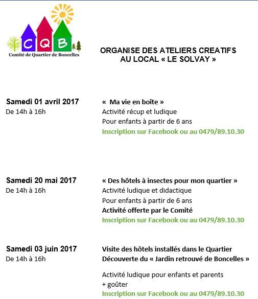 Activités créatives pour enfants