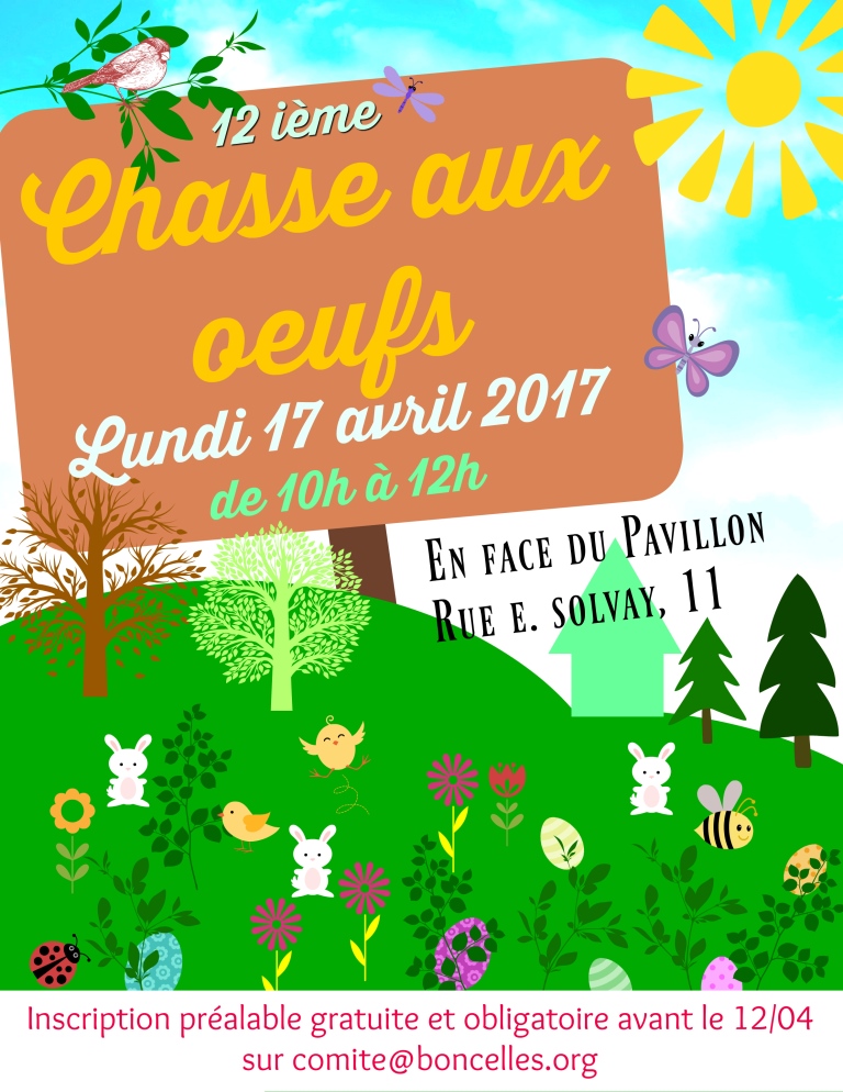 Chasse aux oeufs 2017